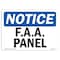 Signmission OSHA Notice, 5" Height, F.A.A. Panel Sign, 7" X 5", Landscape OS-NS-D-57-L-12370 - alternate 1